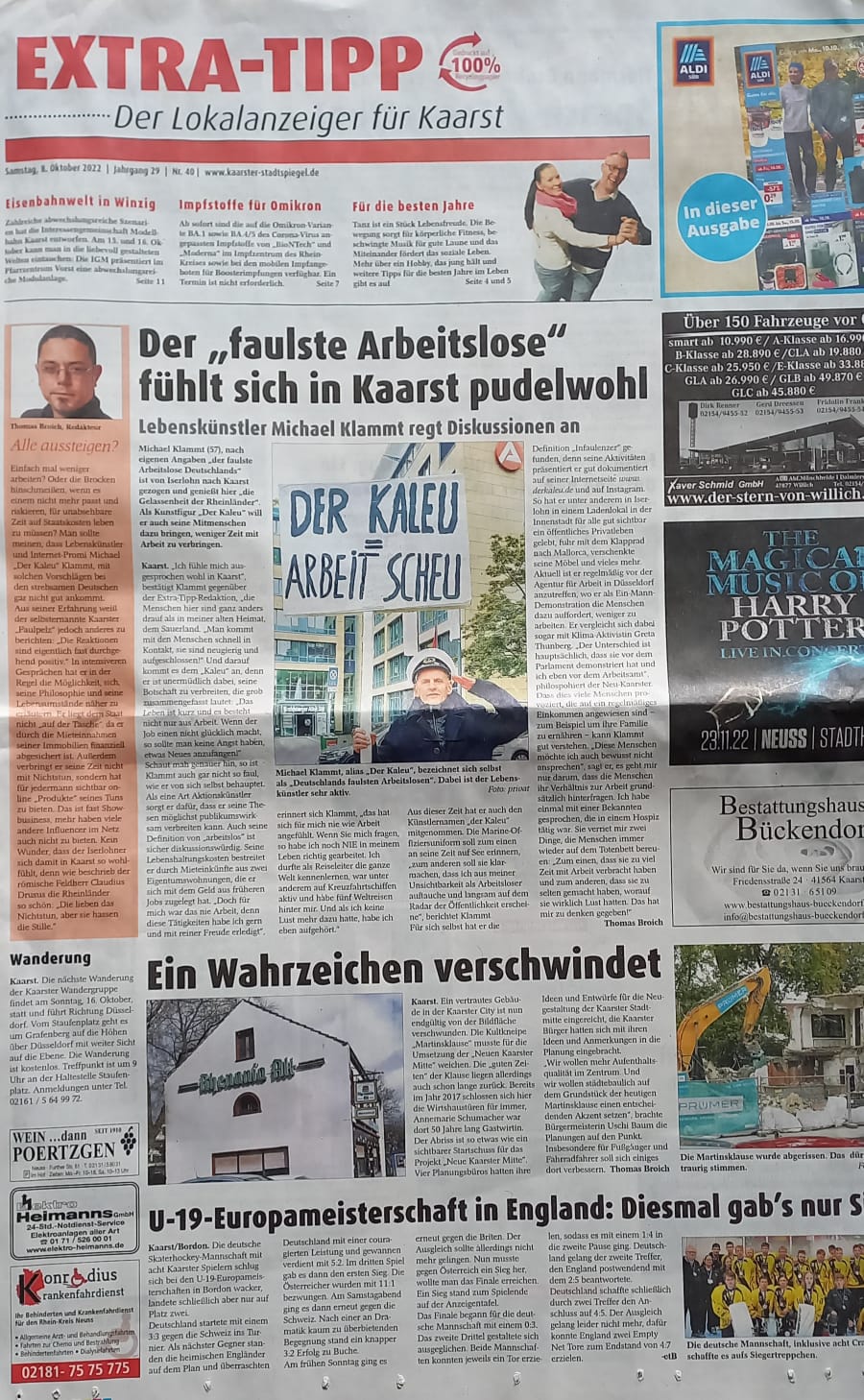 EXTRA-TIPP fuer Kaarst am 07.09.22